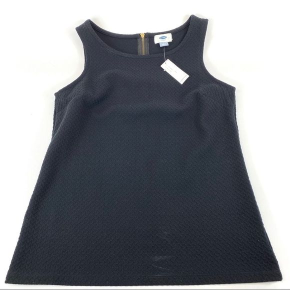 Black textured shell with back zip NWT - S - Picture 3 of 10